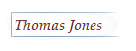 Typing "Thomas Jones" into the search box
